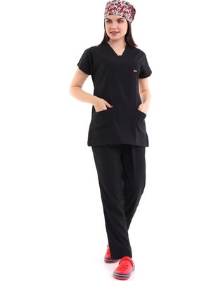 Bflex Unisex Likralı Yarasa Kol Takım - 6403 Siyah