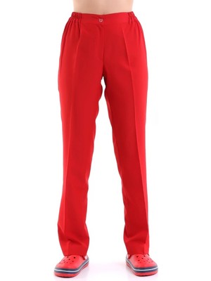 Kadın Alpaka Pantolon - 18 Kırmızı