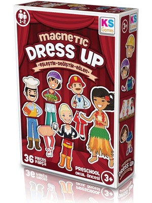 OMZ MD174 Ks, Magnetic Dress Up - Eşleştira Kız Erkek Çocuk Oyuncak Eğitici Oyuncaklar