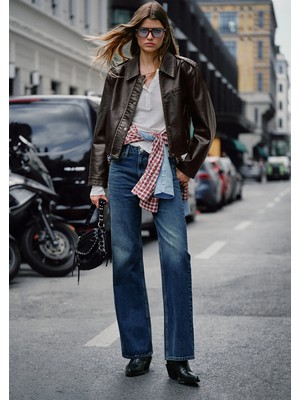 Mavi Victoria Classic Denim Gölgeli Koyu Mavi Jean Pantolon 101072-90539