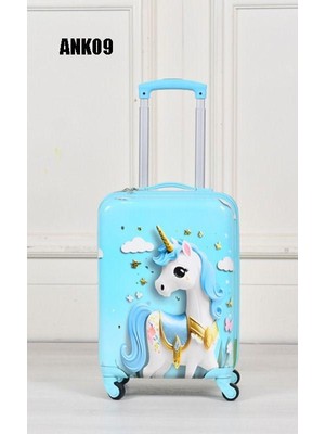 Çanta Aksesuar Mujde Travel Polo Çocuk Valizi Kırılmaz