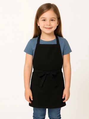 Askılı Çocuk Önlüğü 1 No - 48 Siyah