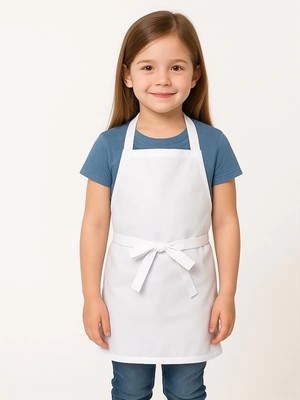 Askılı Çocuk Önlüğü 1 No - 171 Beyaz