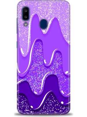 Samsung Galaxy A20 Hd Baskılı Kılıf + Seramik Tam Kaplayan Ekran Koruyucu 421