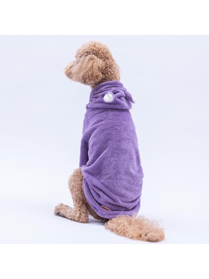 Pawstar Lila Lucca Teddy Hoodie Ayı Kulaklı Peluş Orta Büyük Irklar Köpek Kıyafeti Köpek Sweati