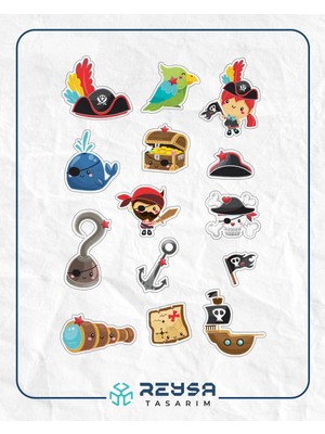 Reysa Tasarım Korsan Sticker Set -1
