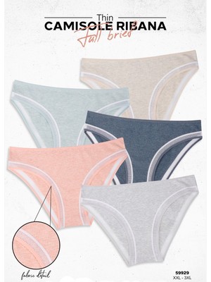 Intive Lingerie Kozabiat Dominant 10'lu Pamuklu Ekonomik Günlük Büyük Beden Külot (2xl-3xl)