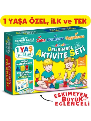 Adeda Yayıncılık Adeda Gelişimsel Aktivite Seti 1 Yaş
