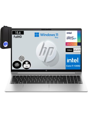 Hp Probook 450 G10 725Q0EAEP1 I7-1355U 24 GB 512 GB SSD Windows 11 Pro 15.6" Full Hd IPS + Elektropasaj Çanta