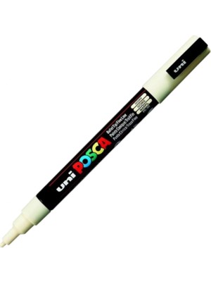 Uni-Ball Uniball Posca ( 0.9-1.3 ) Su Bazlı Poster Markörü Fildişi