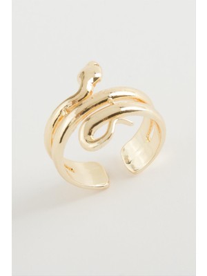 Zero Techmrt Yılan Metal Yüzük-Sarı