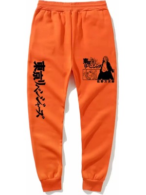 Kids Face Özel Tasarım Siyah Ejderha Baskılı %100 Pamuk Kışlık Japon Stil Erkek Çocuk Eşofman Altı