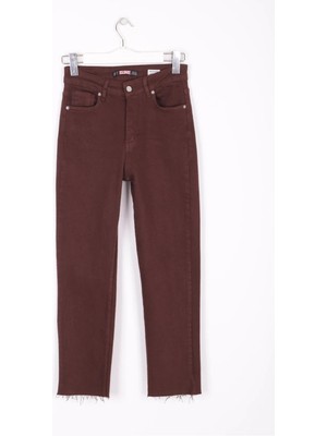 Kulvar Trend 764 Mom Fit Kot Pantolon