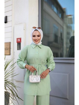 Kulvar Trend 6034 Bağıcıklı Pantolonlu Aerobin Takım