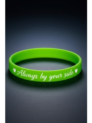 “ı Am Always With You” Kalpli Kadın Erkek Silikon Bileklik – Sevgiliye Anlamlı Hediye