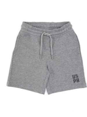 U.s. Polo Assn. Erkek Çocuk Antrasit Melanj Şort (Örme) 50325210-VR081