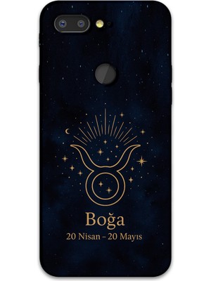 Gramaphone Gm 9 Pro Uyumlu Boğa Burcu Desenli Telefon Kılıfı + Ekran Koruyucu - 5769