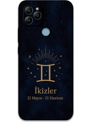 Gramaphone Gm 22 Uyumlu Ikizler Burcu Desenli Telefon Kılıfı + Ekran Koruyucu - 5770