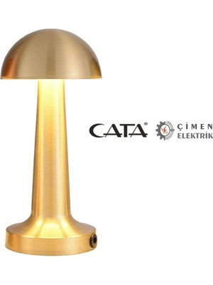 Denisam Cata Ct 8429 Lizbon Antik Şarjlı Masa Lambası