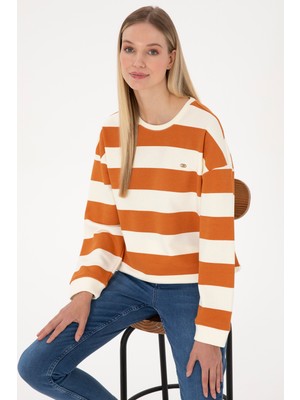 U.s. Polo Assn. Kadın Bakır Sweatshirt 50313563-VR182