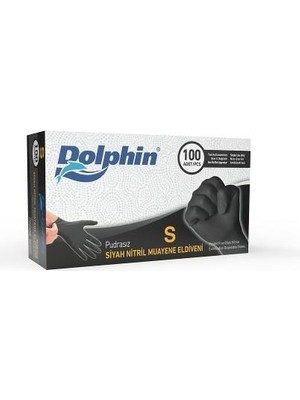 Dolphin Eldiven Çok Amaçlı Siyah S 100 Lü