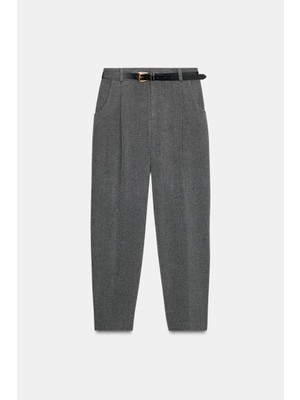Açelya Okcu Premium Vento Orta Bel Kısa Paça Lycra Pantolon