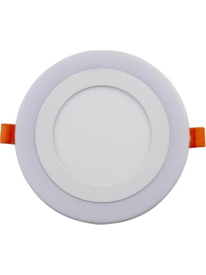 Noas YL11 0600 Sıva Altı 6+3W 3 Fonksiyonlu Yuvarlak LED Spot 6500K Beyaz+Mavi