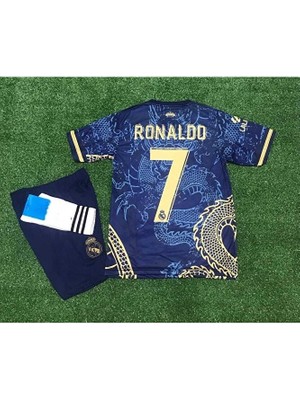 FRAGOLA R.madridd 2023/24 Sezon Dragon Desenli Cristiano Ronaldo Konsept Çocuk Forması 3'lü Set (Brda)