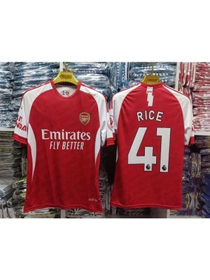 FRAGOLA Arsenal 2025-26 Yeni Sezon Declan Rice Iç Saha Forması