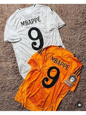FRAGOLA M.a.d.r.i.d 2024/25 Yeni Sezon Kylian Mbappe Iç Saha ve Deplasman Forması Ikili Kombin