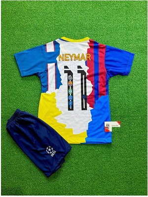 FRAGOLA Neymar.11 Özel Tasarım Şortlu Çocuk Tişört