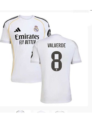 FRAGOLA Real Madrid 2025-26 Yeni Sezon Valverde Iç Saha Forması