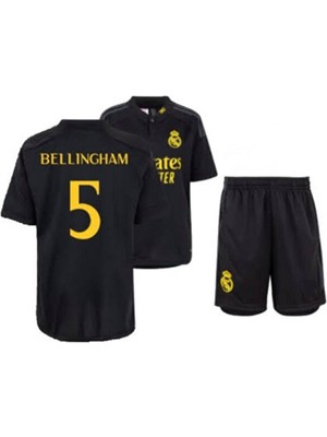 FRAGOLA R. Madridd 2023-24 Yeni Sezon Jude Bellingham Çocuk Forması 3'lü Set (Thırd Shirt)