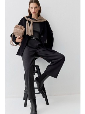 Mavi Kadın Yün Karışımlı Antrasit Pantolon 1011131-87829