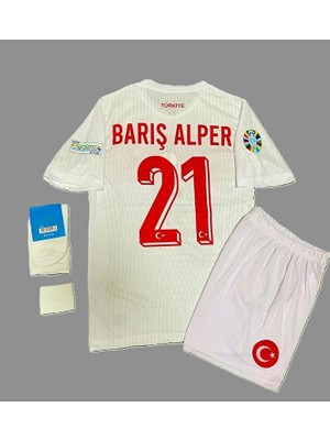FRAGOLA Barış Alper Türkiye Milli Takımı Euro 2024 Iç Saha Taraftar Çocuk Forması 4'lü Set