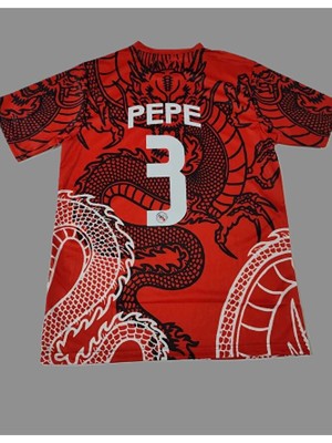FRAGOLA Pepe 2023/24 Sezon R,e,a,l, M,a,d,r,i,d, Özel Dragon Tasarımlı Konsept FORMASI00443