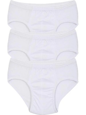 Beruflic Erkek Çocuk 3'lü Beyaz Külot