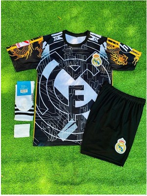 FRAGOLA R.madridd 2024/25 Yeni Sezon Kylian Mbappe Özel Konsept (Armalı) Çocuk Forması 4lü