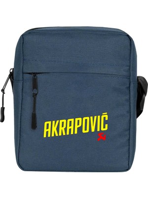 Wakha Akrapovic Logo Omuz Çantası Lacivert Renk