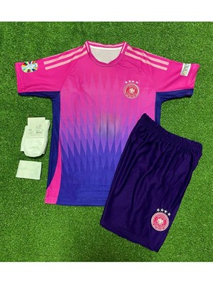 FRAGOLA Almanya Euro 2024 Isimsiz Deplasman Çocuk Forması 3'lü Set