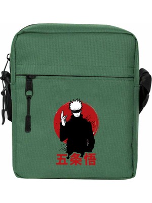 Wakha Megumi Jajutsu Kaisen Omuz Çantası Yeşil Renk