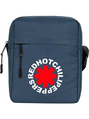 Wakha Symbol Red Hot Chili Peppers Omuz Çantası Lacivert Renk