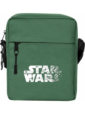 Wakha Star Wars Logo Omuz Çantası Yeşil Renk