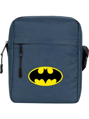 Wakha Batmn Logo Omuz Çantası Lacivert Renk