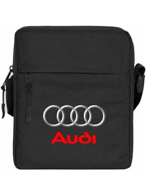 Wakha Audi Logo Omuz Çantası Siyah Renk