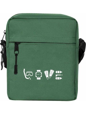 Wakha Dalgıç Diver Tools Omuz Çantası Yeşil Renk