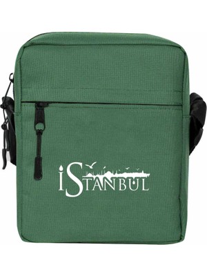 Wakha Istanbul Silüet Omuz Çantası Yeşil Renk