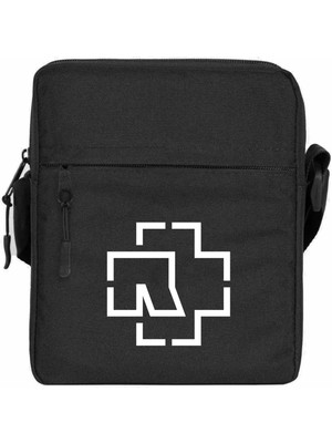 Wakha Rammstein Logo Omuz Çantası Siyah Renk