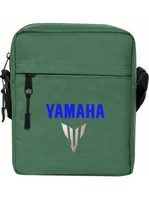 Wakha Yamha MT07 Logo Blue Omuz Çantası Yeşil Renk