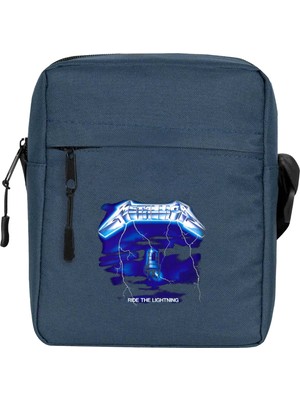 Wakha Metallica Ride The Light Omuz Çantası Lacivert Renk